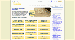 Desktop Screenshot of nlfforms.com